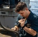 Sailors Aboard USS John Finn (DDG 113) Conduct Ammo Upload