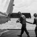 USS Robert Smalls (CG 62) Sailors Conduct Hot Pump During Flight Quarters