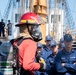 USCGC Eagle conducts damage control training