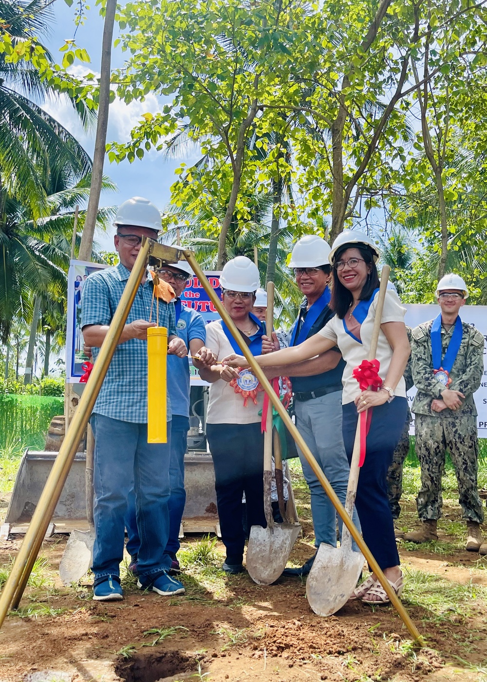 Local School Hosts Groundbreaking Ceremony for U.S. Navy Seabees’ Latest Project in the Philippines