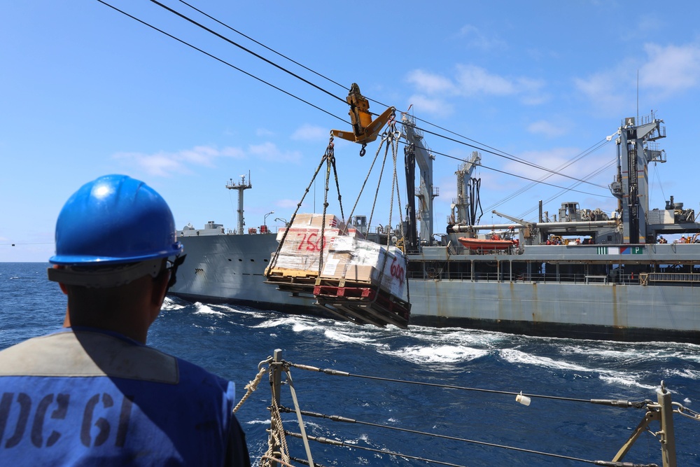 Sailor Prepares To Recieve Supplies