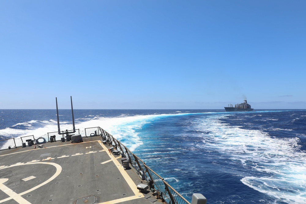 USS Ramage Breaks Away