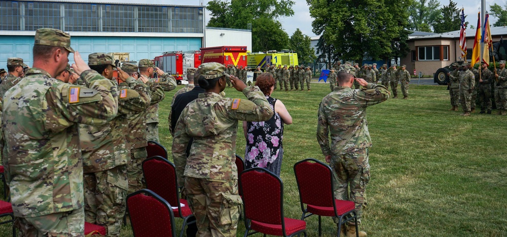 603rd Aviation Support Battalion holds Change of Command Ceremony on Storck Barracks