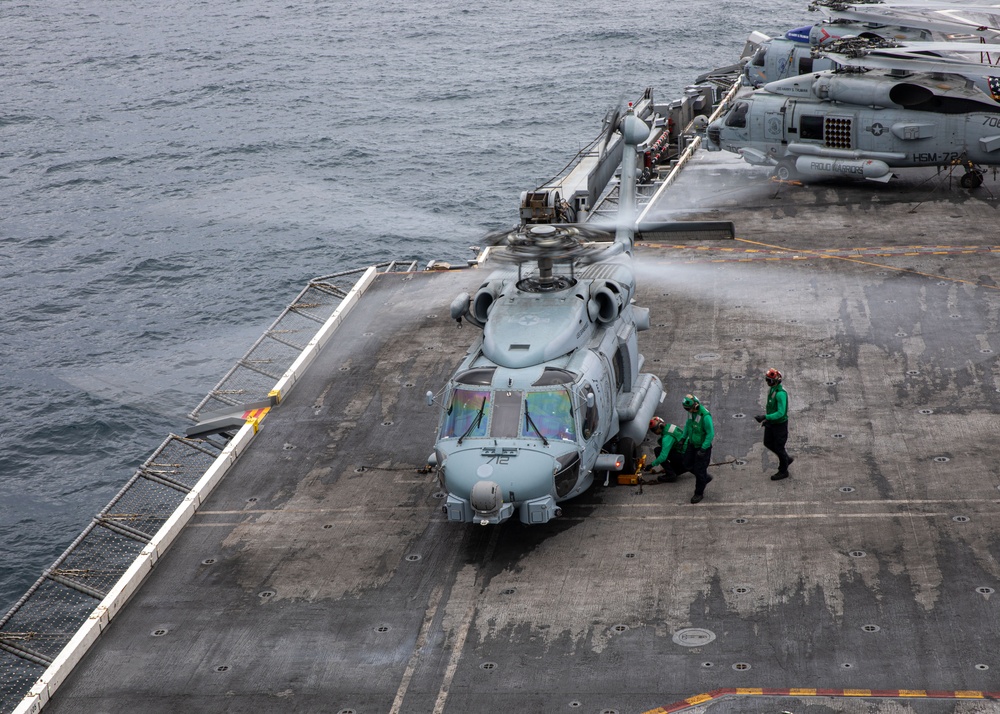 Daily Operations Aboard USS George H.W. Bush (CVN 77)