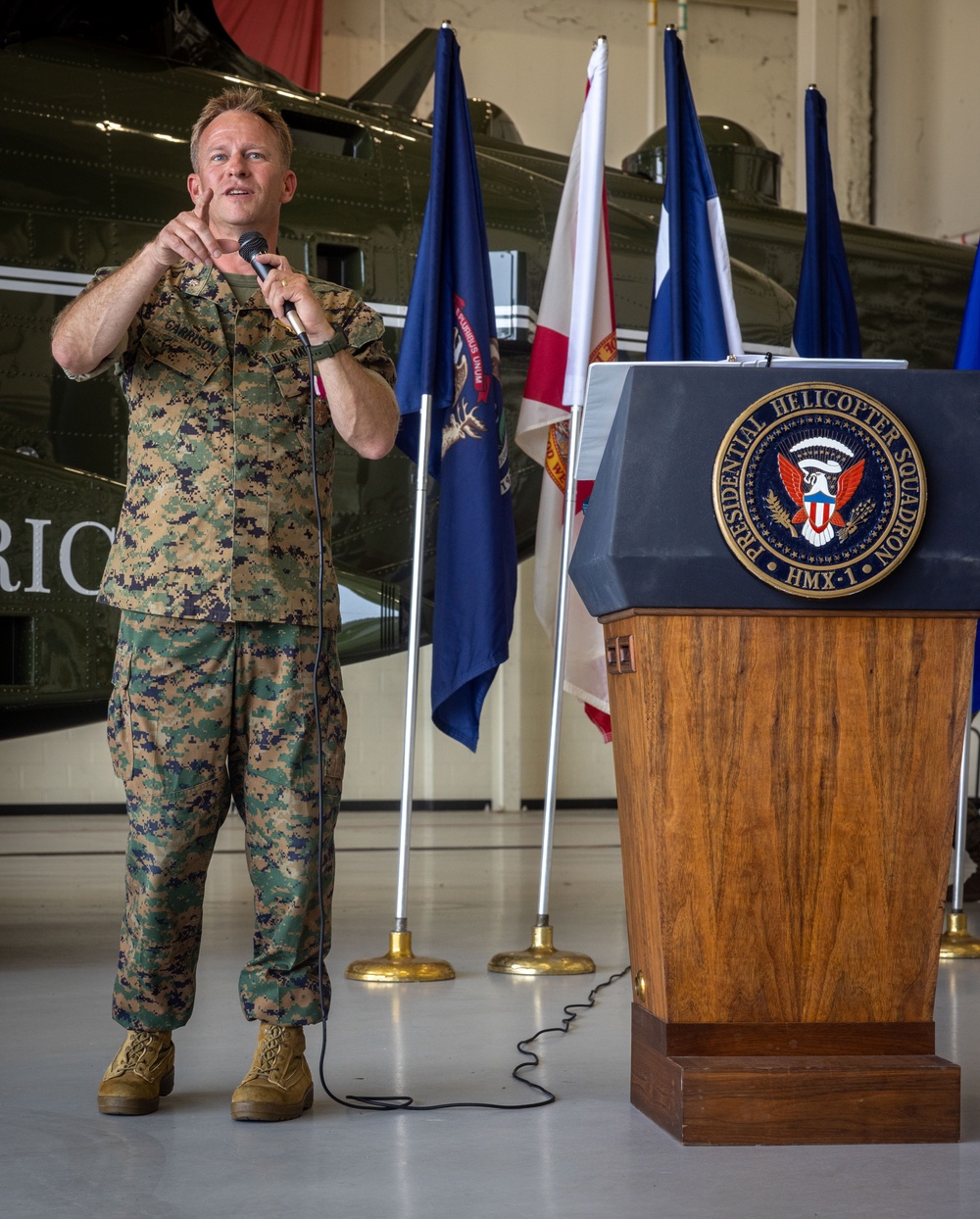 Lt. Col. Garrison Retirement Ceremony