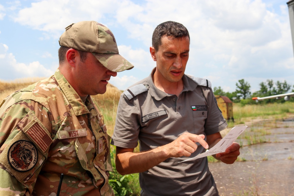 134th ARW Firefighters train with Bulgarian Air Force