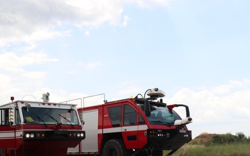 134th ARW Firefighters train with Bulgarian Air Force