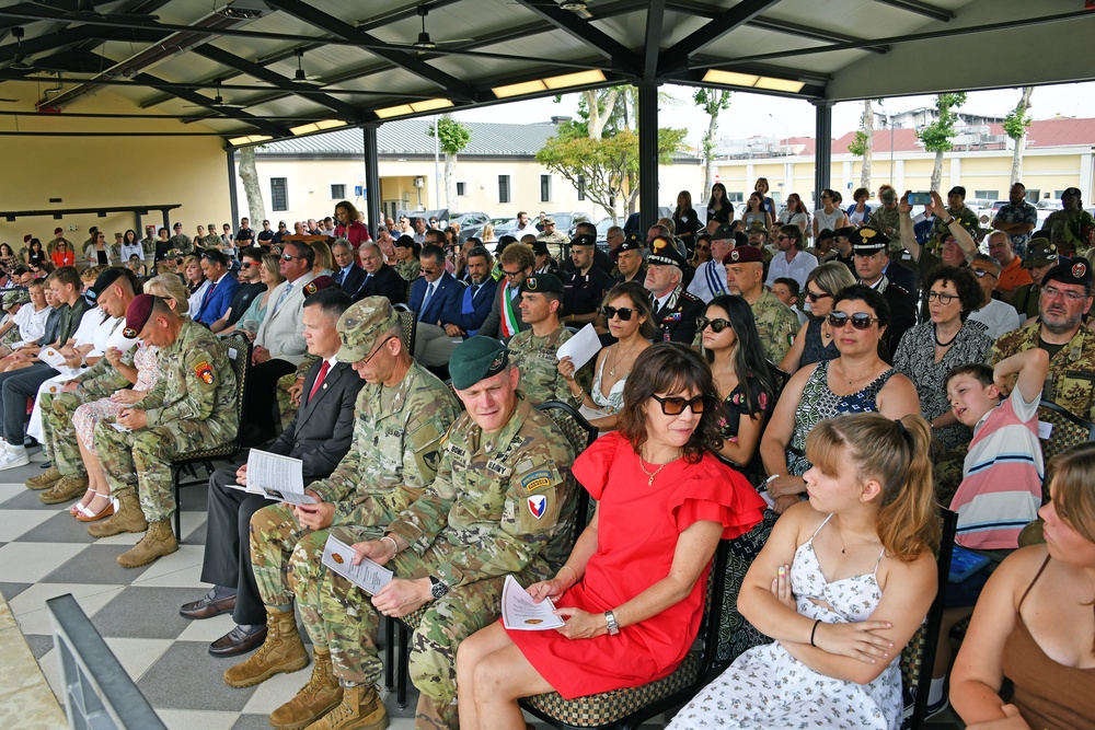 U.S. Army Garrison Italy Change of Command Ceremony, June 22, 2023