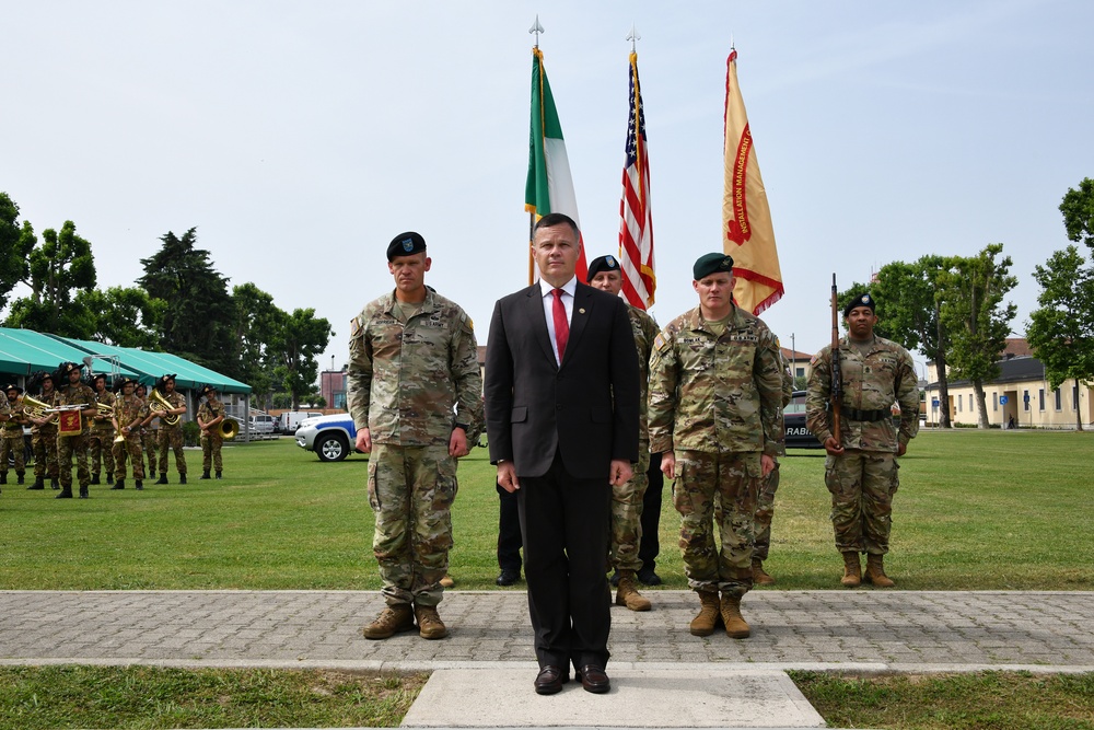 U.S. Army Garrison Italy Change of Command Ceremony, June 22, 2023