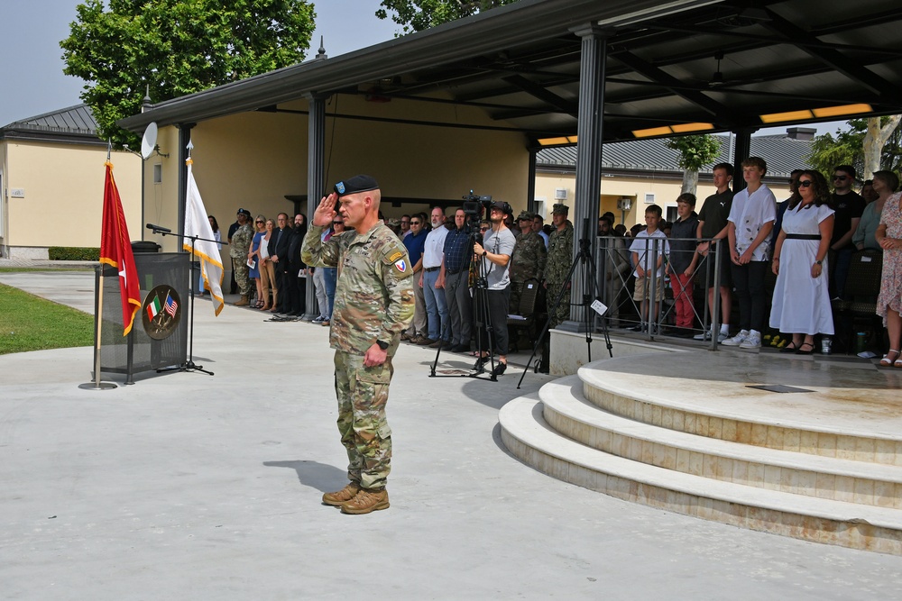 U.S. Army Garrison Italy Change of Command Ceremony, June 22, 2023