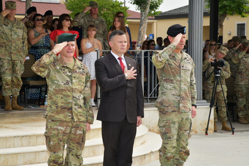 U.S. Army Garrison Italy Change of Command Ceremony, June 22, 2023