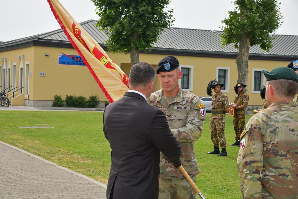 U.S. Army Garrison Italy Change of Command Ceremony, June 22, 2023