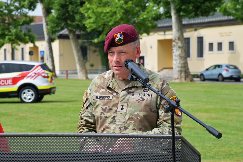 U.S. Army Garrison Italy Change of Command Ceremony, June 22, 2023