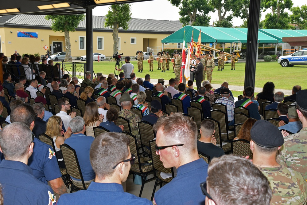 U.S. Army Garrison Italy Change of Command Ceremony, June 22, 2023