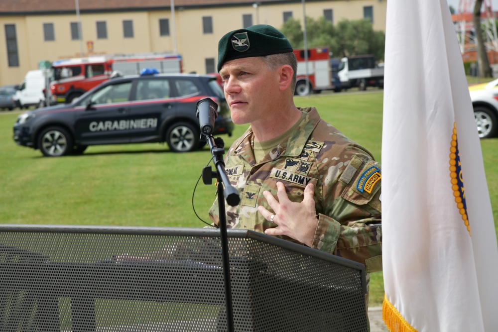 U.S. Army Garrison Italy Change of Command Ceremony, June 22, 2023