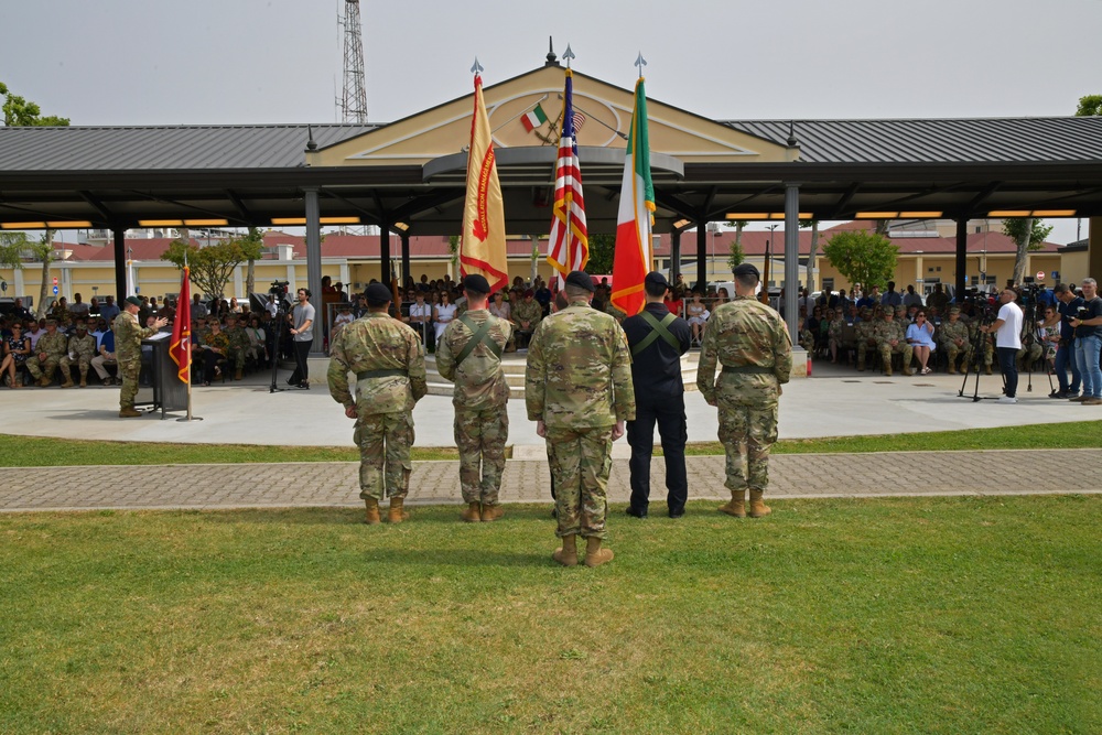 U.S. Army Garrison Italy Change of Command Ceremony, June 22, 2023