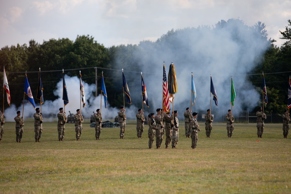 10th Mountain Division color guard presents the &quot;Salute to the Nation&quot;