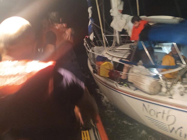 Coast Guard rescues 4 people, dog off Sanibel Island