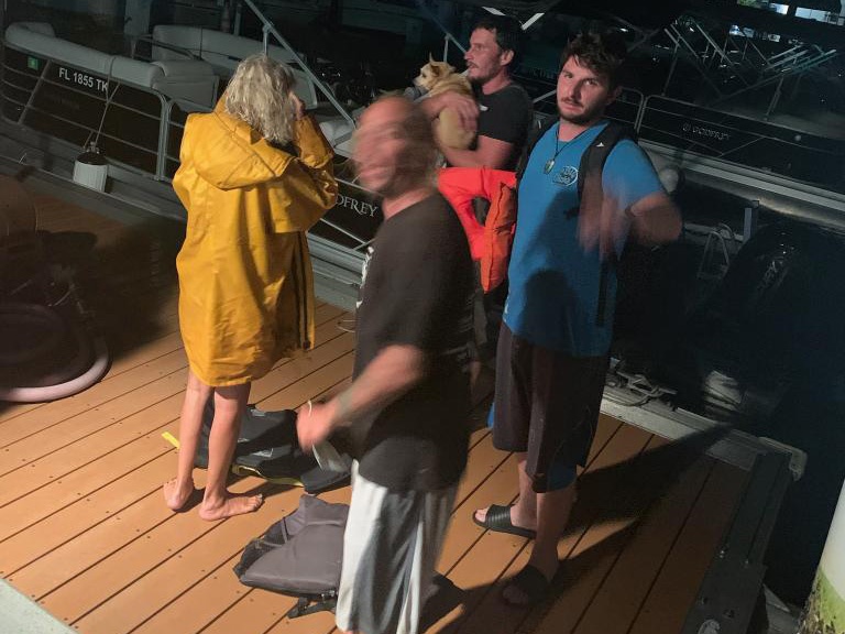 Coast Guard rescues 4 people, dog off Sanibel Island