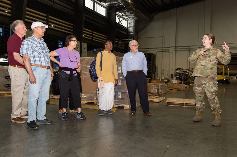 Local clergy leaders tour 436th MGG
