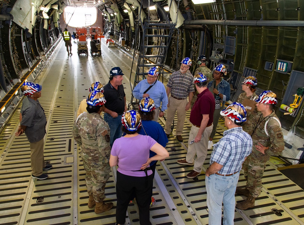 Local clergy leaders tour 436th MGG