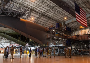 Local clergy leaders tour 436th MGG