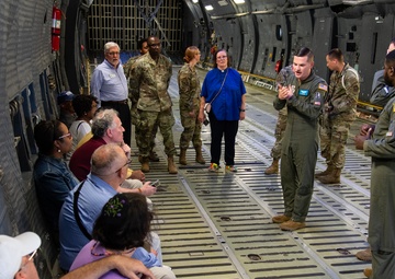 Local clergy leaders tour 436th MGG