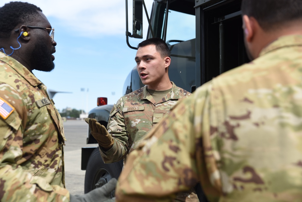 627th LRS Airmen host 16th Combat Aviation Brigade Soldiers for joint fuels mobility training