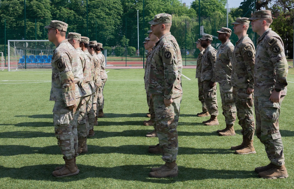 Relief in Place/Transfer of Authority ceremony at Camp Kosciuszko