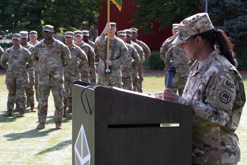 Relief in Place/Transfer of Authority ceremony at Camp Kosciuszko