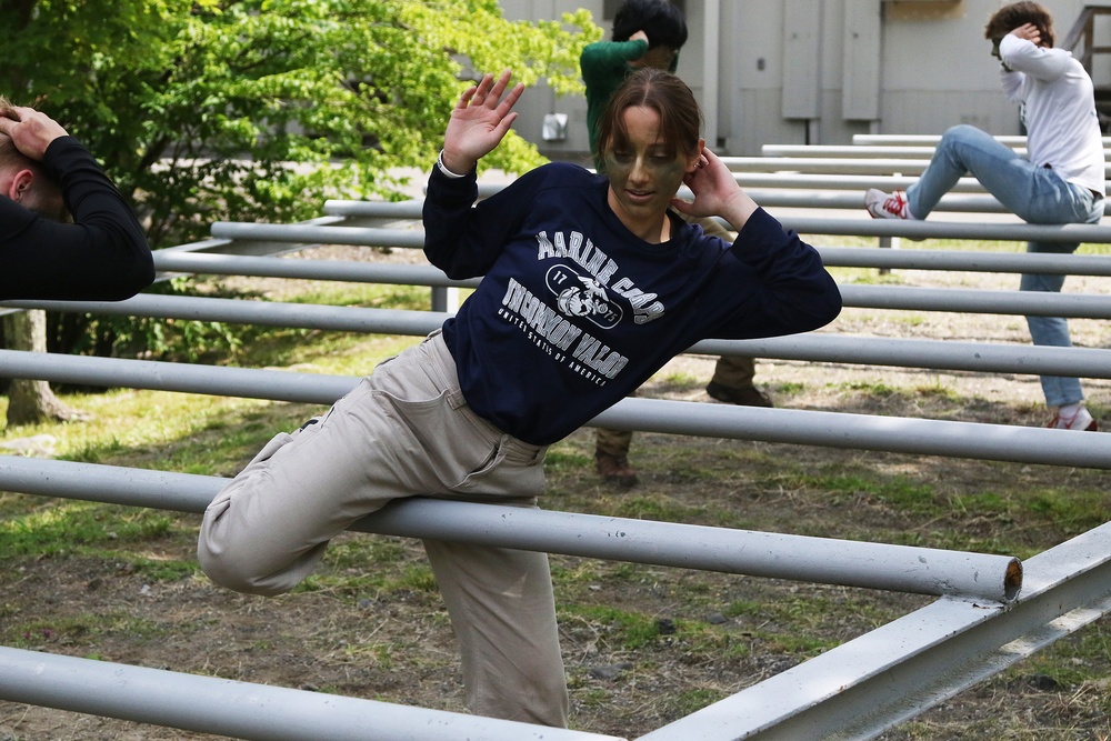 Rising high school seniors experience Military Day during second session of SLE