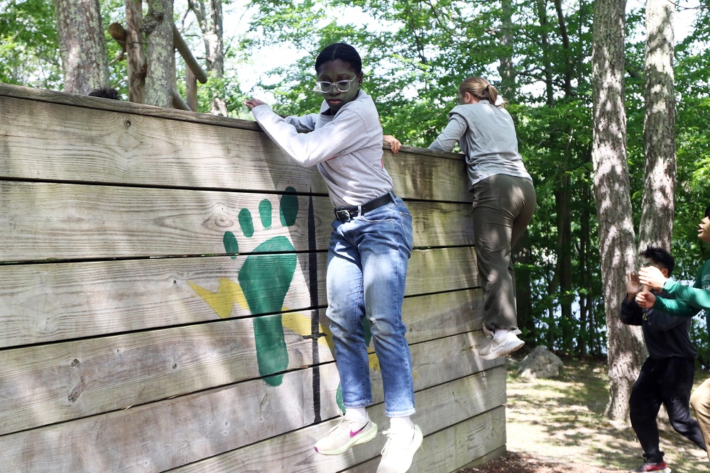 Rising high school seniors experience Military Day during second session of SLE