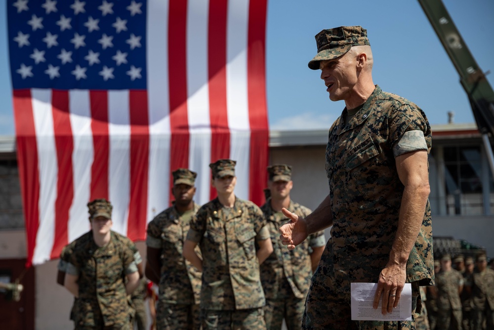 1st Maintenance Battalion Change of Command