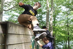 Rising high school seniors experience Military Day during second session of SLE