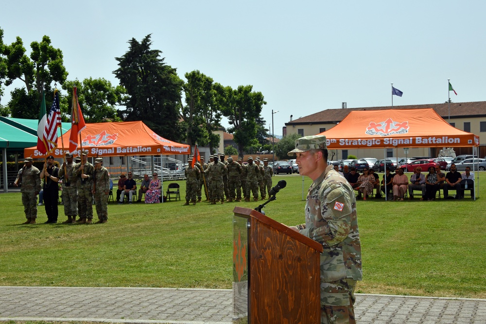 509th Strategic Signal Battalion Change of Command Ceremony