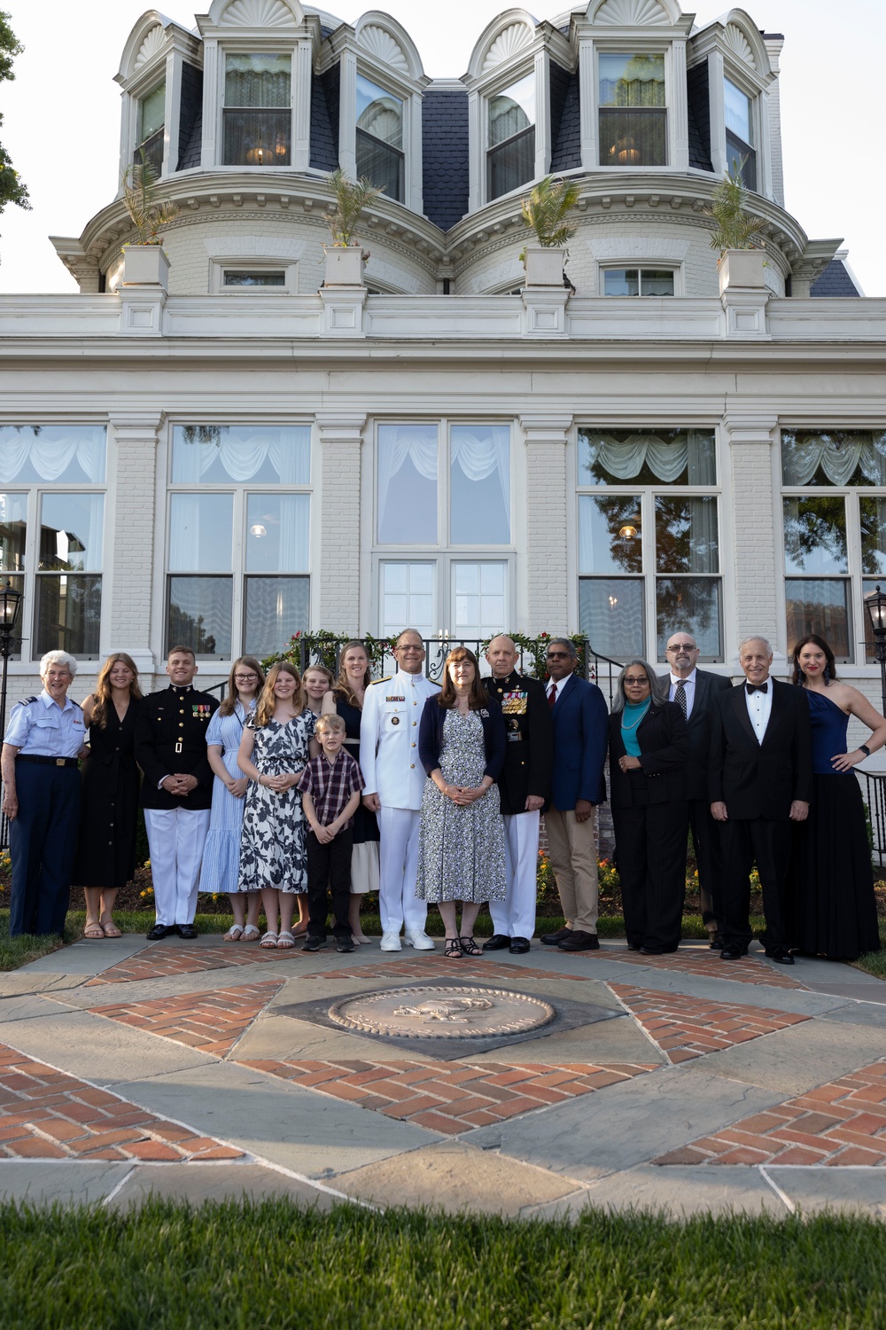 Gen. Berger Hosts Chaplains for an Evening Parade