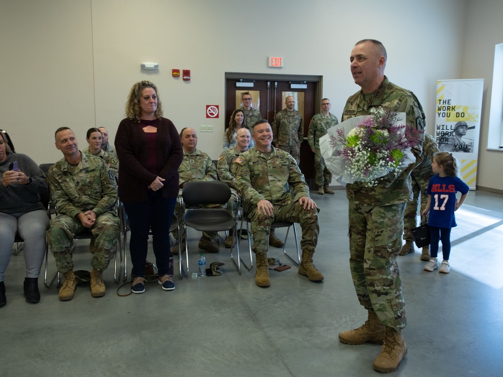 Col. Brad Pierson, Commander of the 55th Maneuver Enhancement Brigade, Pinning Ceremony.