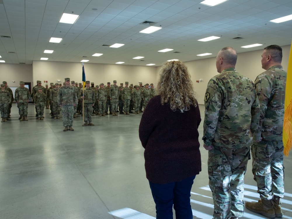 Col. Brad Pierson, Commander of the 55th Maneuver Enhancement Brigade, Pinning Ceremony.