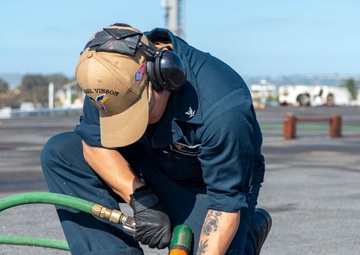 USS Carl Vinson (CVN 70) Sailors Conduct Routine Maintenance