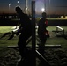 Marines take part in a laser tag event hosted by the Readiness and Deployment Support Program