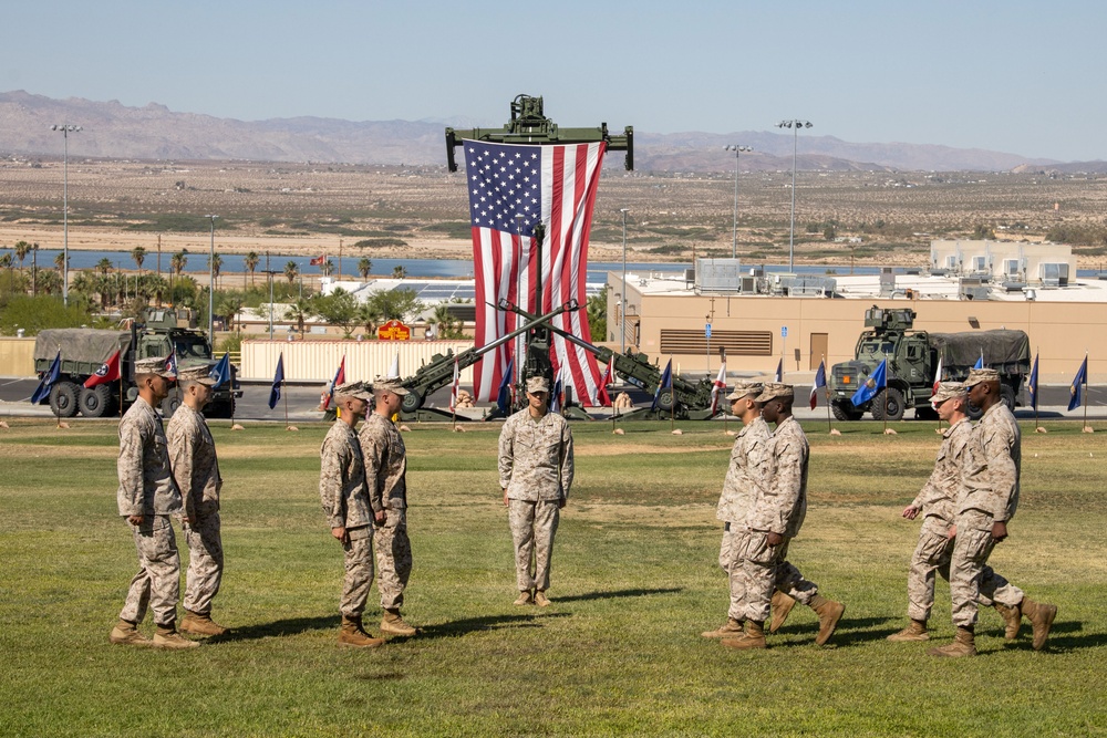 Change of Command Ceremony held for 3rd Battalion, 11th Marine Regiment