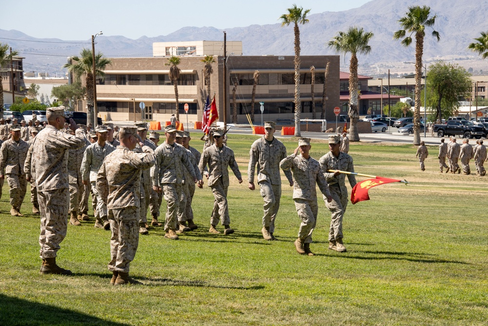 Change of Command Ceremony held for 3rd Battalion, 11th Marine Regiment