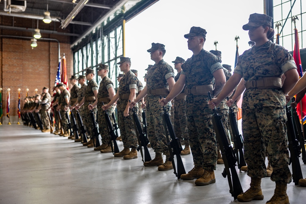 U.S. Marine Corps Lt. Col. Scott Warman takes command of Marine Corps Air Facility Quantico