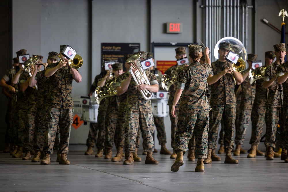 U.S. Marine Corps Lt. Col. Scott Warman takes command of Marine Corps Air Facility Quantico