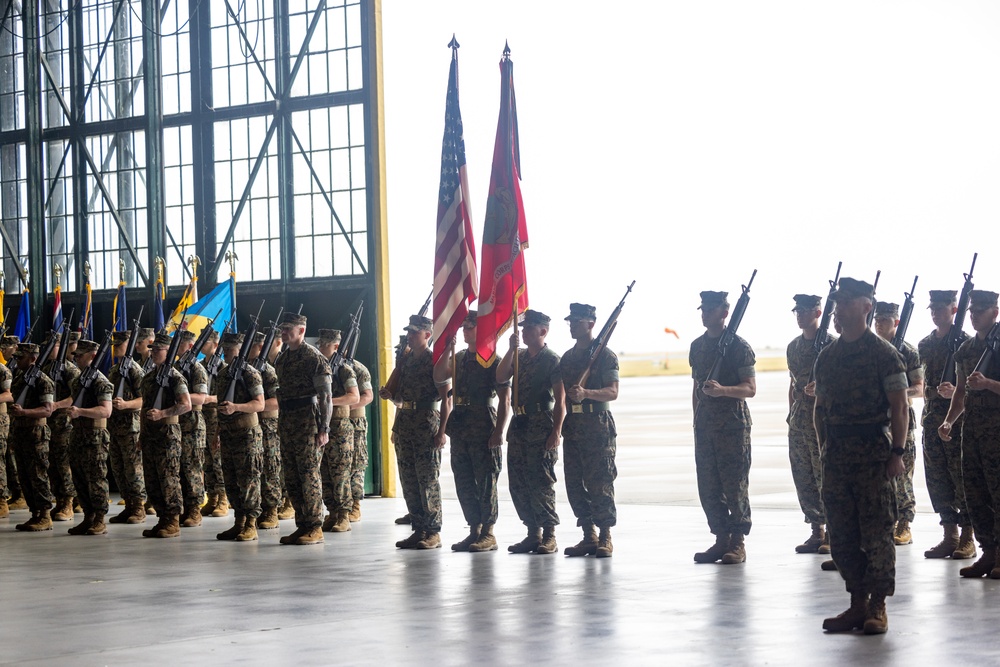 U.S. Marine Corps Lt. Col. Scott Warman takes command of Marine Corps Air Facility Quantico