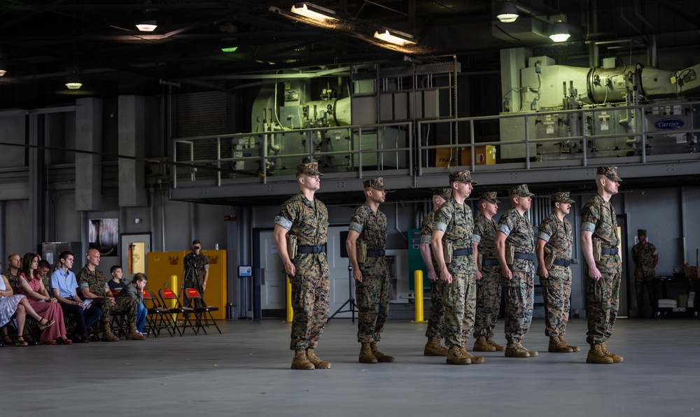 U.S. Marine Corps Lt. Col. Scott Warman takes command of Marine Corps Air Facility Quantico