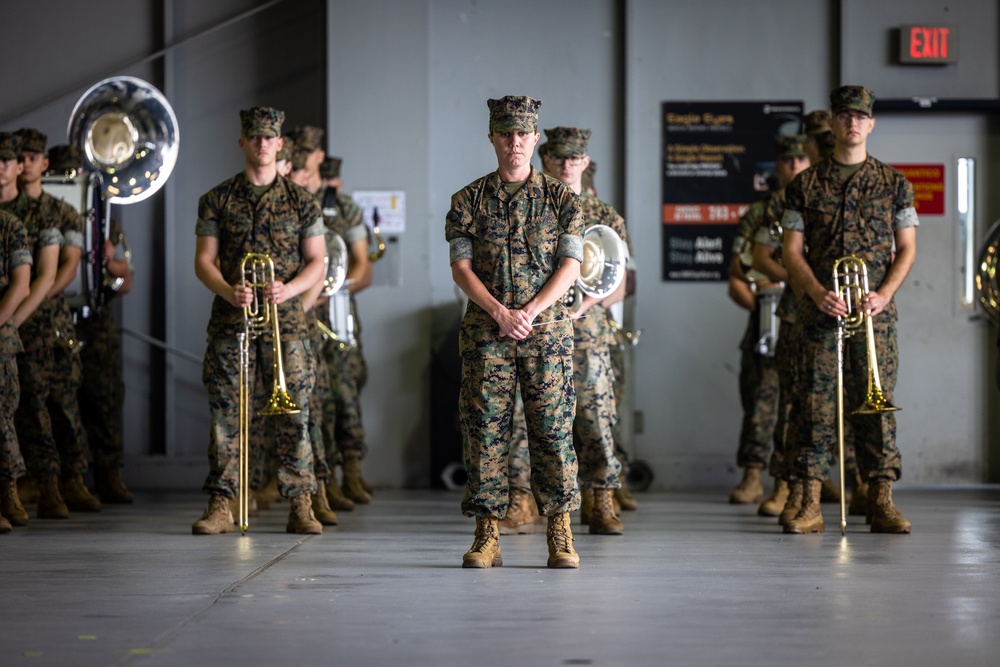 U.S. Marine Corps Lt. Col. Scott Warman takes command of Marine Corps Air Facility Quantico