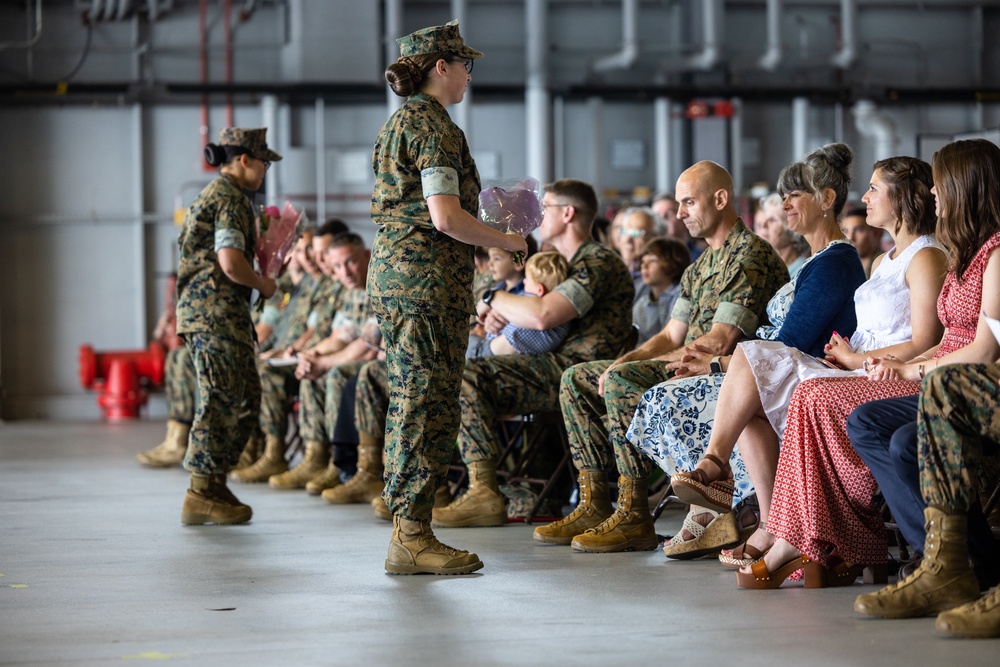 U.S. Marine Corps Lt. Col. Scott Warman takes command of Marine Corps Air Facility Quantico