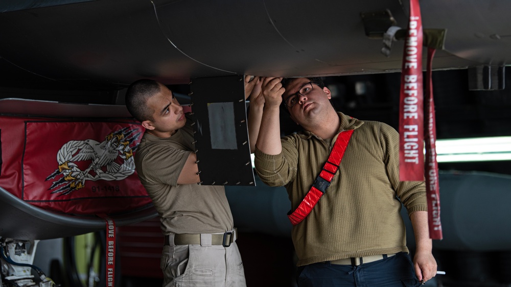 480th FS maintainers during Air Defender 23