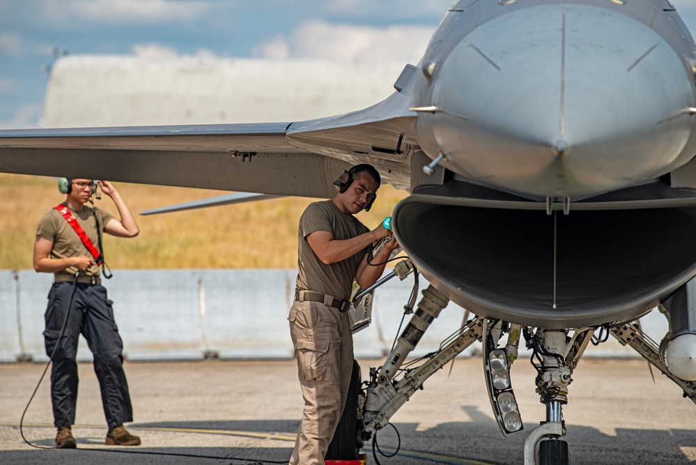 480th FS maintainers during Air Defender 23